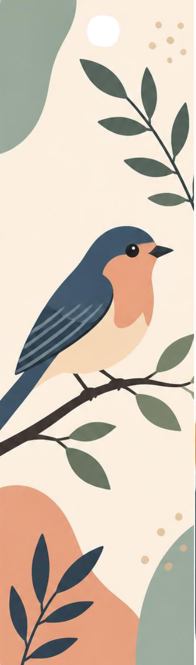Marque-page – Thème Oiseau