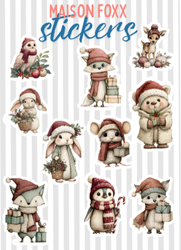 Animaux de Noël