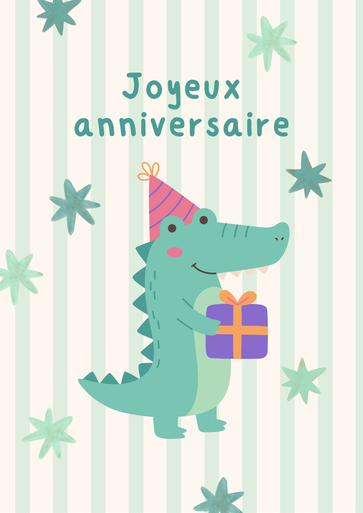 Anniversaire croco