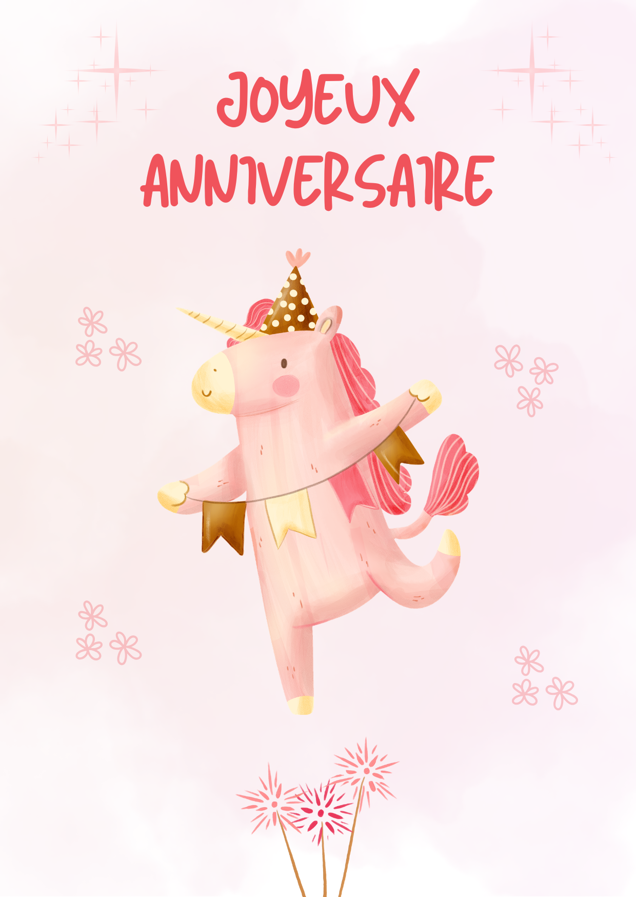 Anniversaire licorne