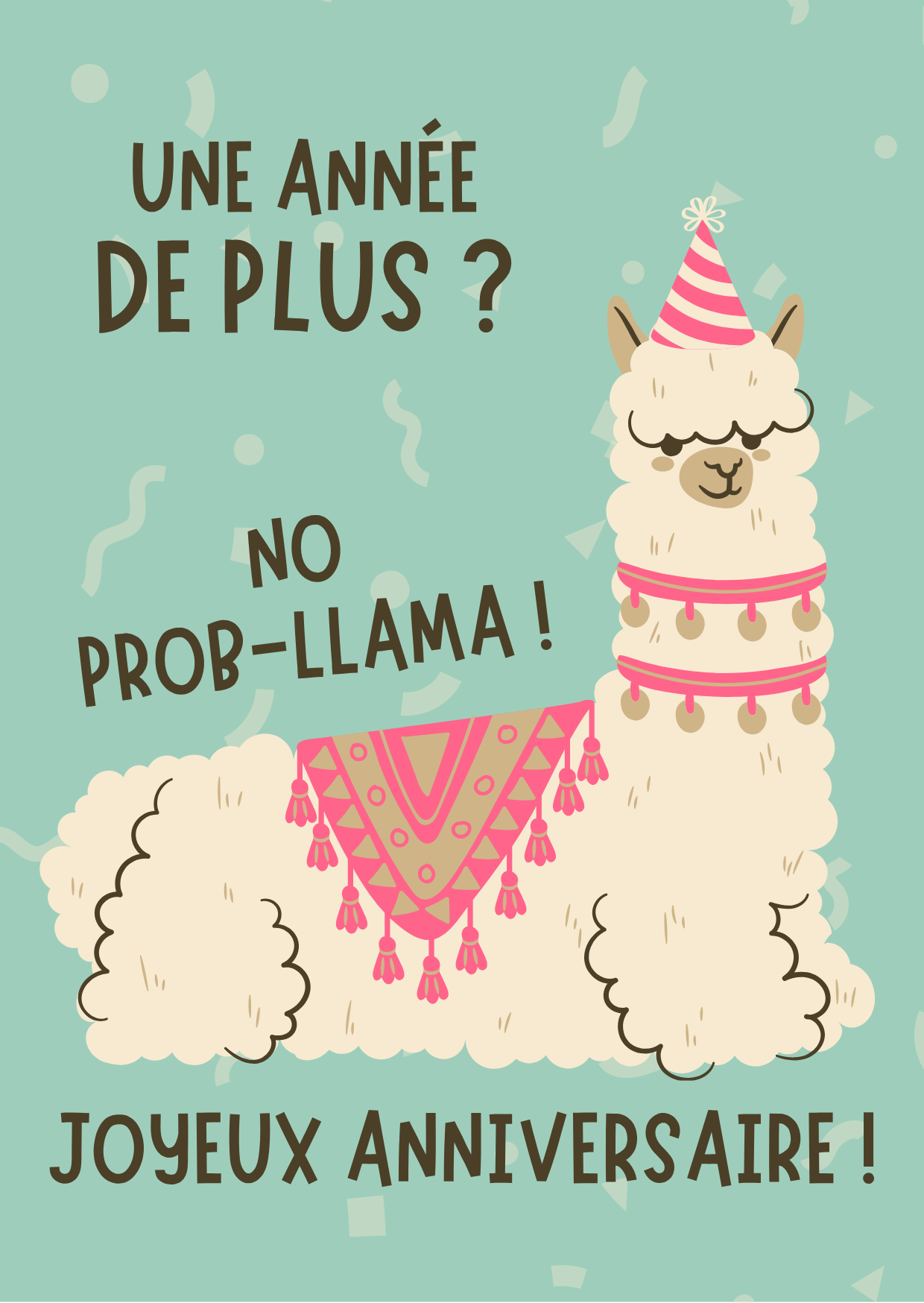 Anniversaire lama